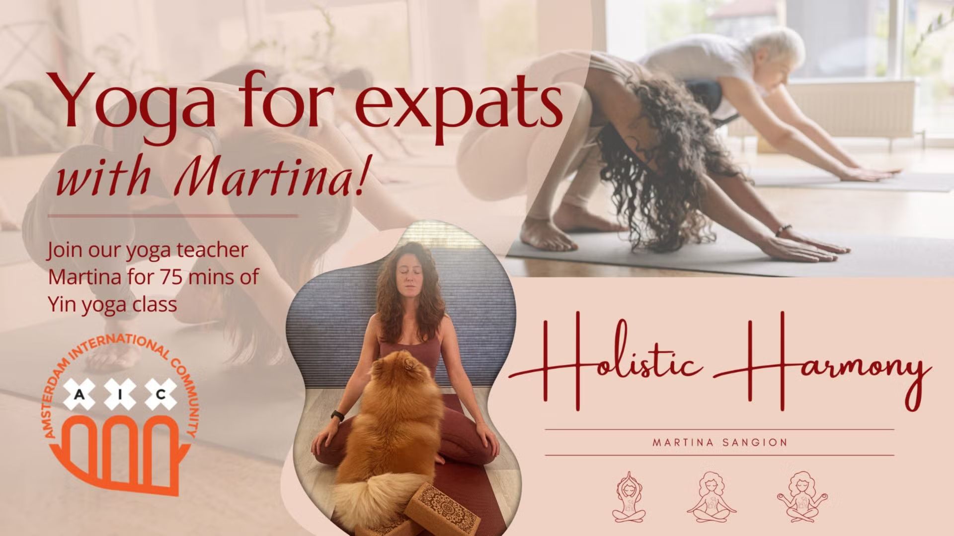 Yoga for expats ✨ with Martina! 🧘‍♀️🧘‍♂️- Yin yoga class