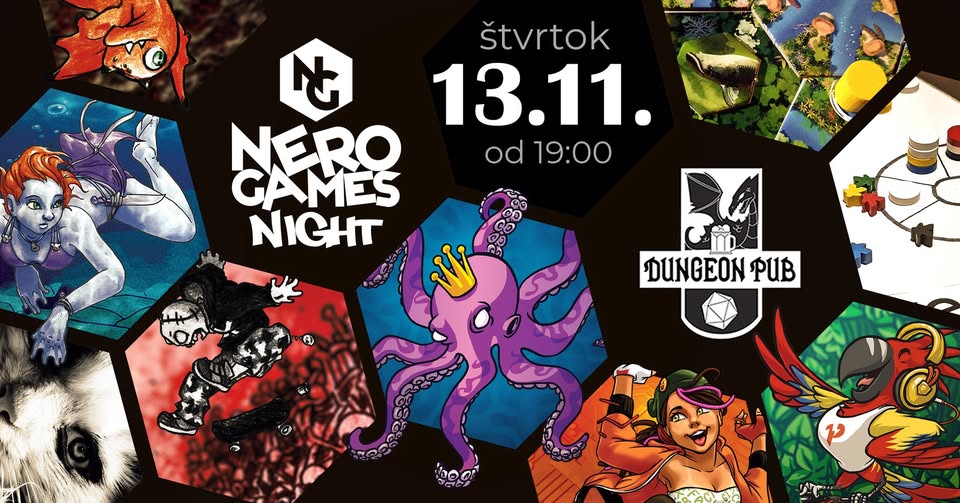 NERO Games BoardGame Night 11/2025