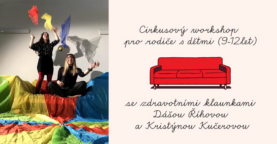 Cirkusový workshop pro rodiče s dětmi (od 9 do 12 let)