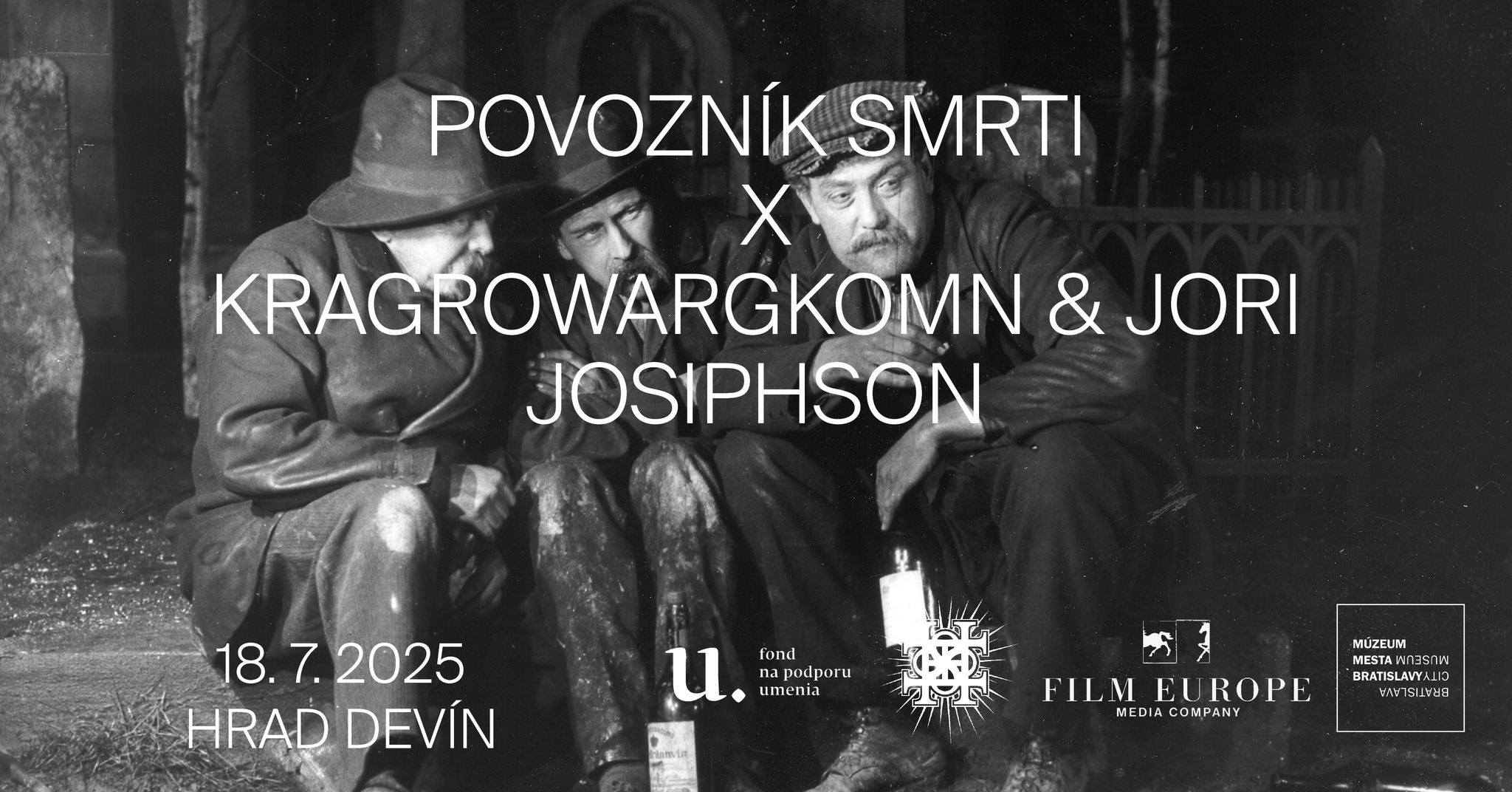 Povozník smrti X Kragrowargkomn & Jori Josiphson (letné kino + hudba)