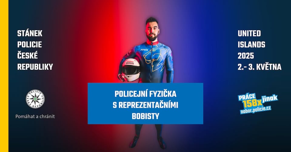Policejní fyzička s reprezentačními bobisty