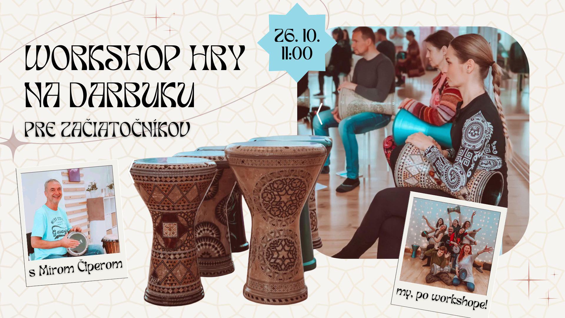 Workshop hry na darbuku