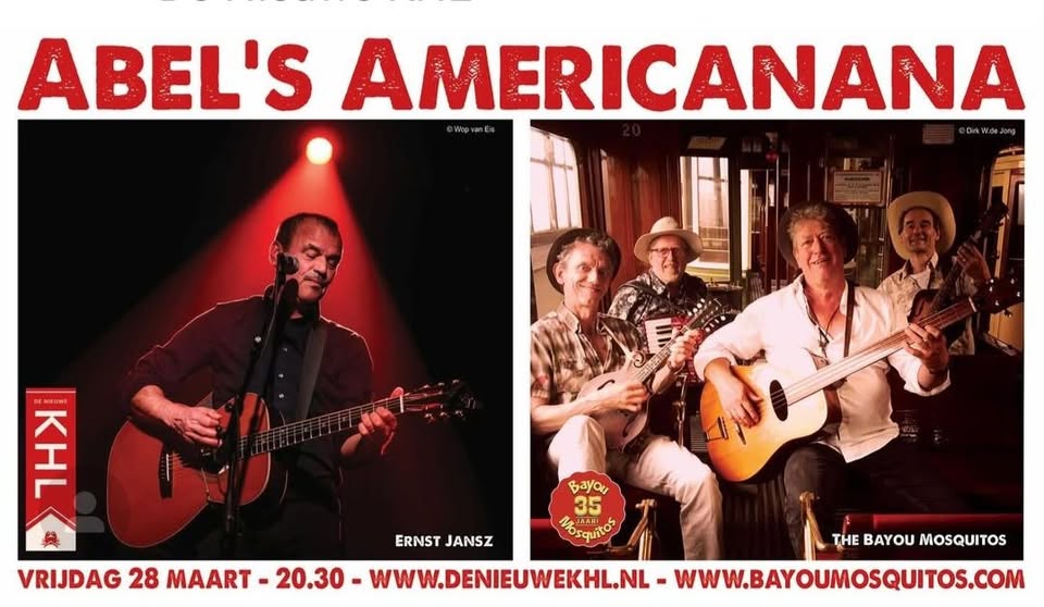 ABEL’S AMERICANANA. Speciale gast: Ernst Jansz! UITVERKOCHT