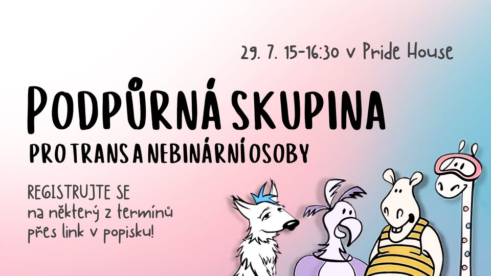 Podpůrná skupina pro trans* a nebinární osoby 🩷
