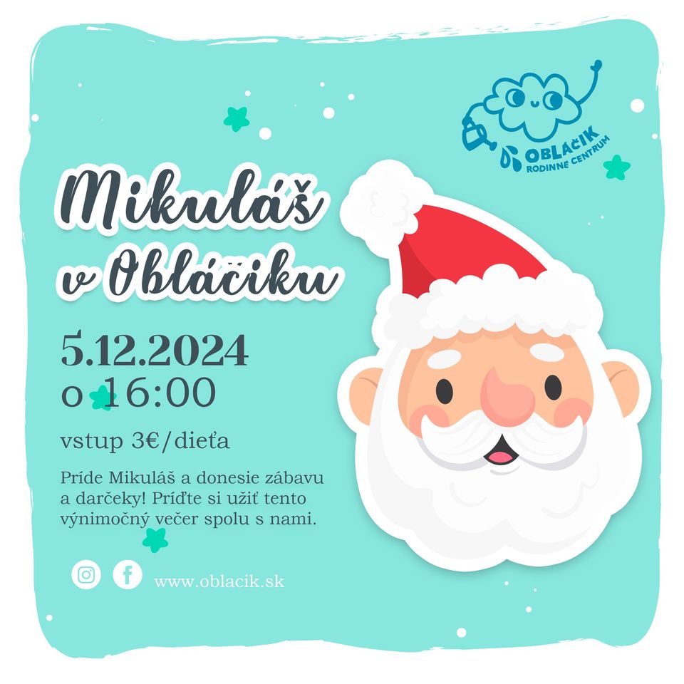 Mikuláš v Obláčiku! 🎅☁️