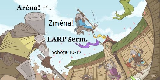 Bojuj jako larper, zábavný šerm měkčenými zbraněmi pro veřejnost
