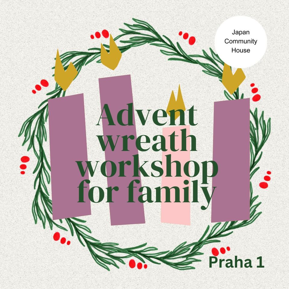 Advent Christmas Wreath Workshop in English for Family