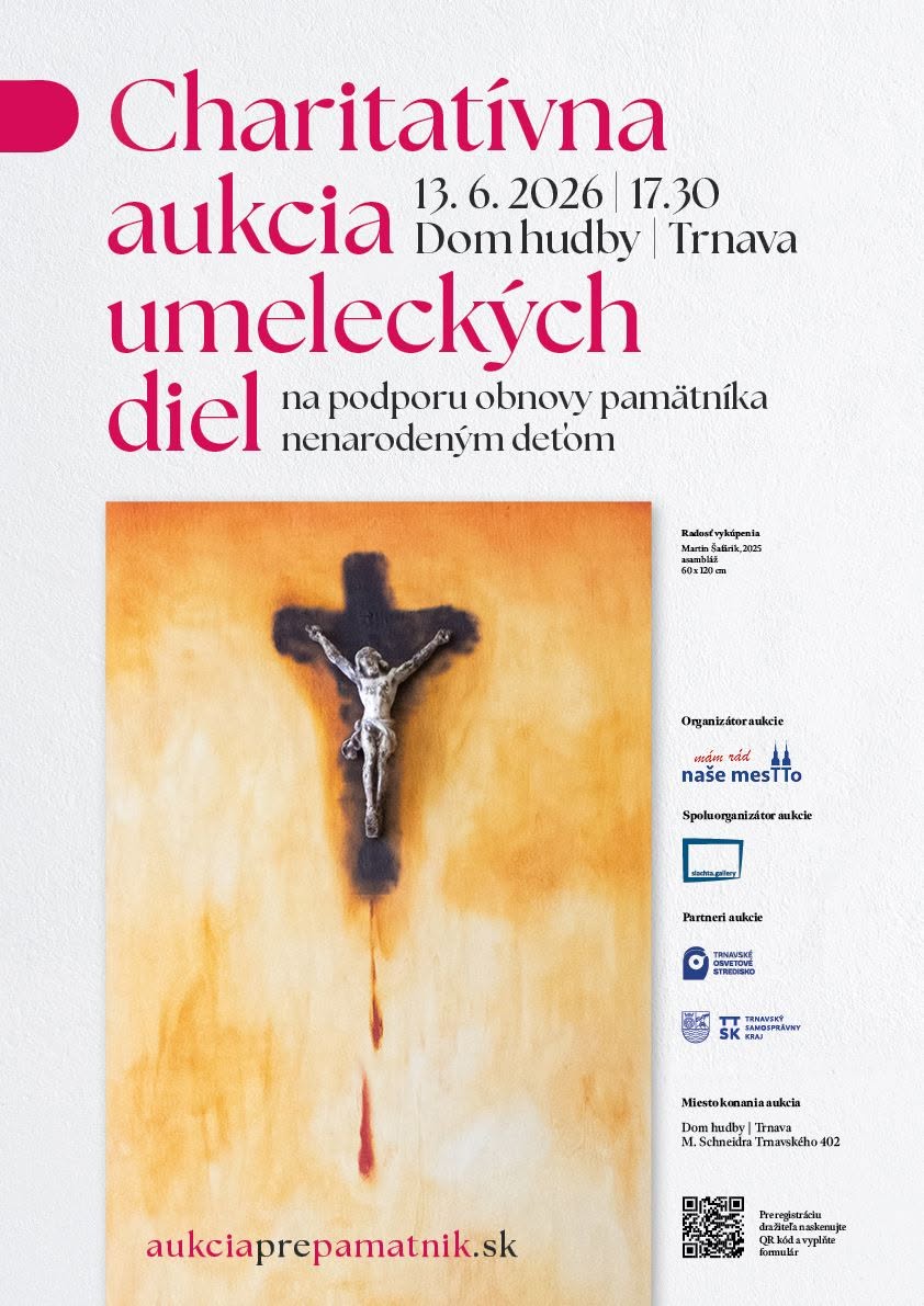 Charitatívna aukcia umeleckých diel na podporu pamätníka nenarodeným deťom