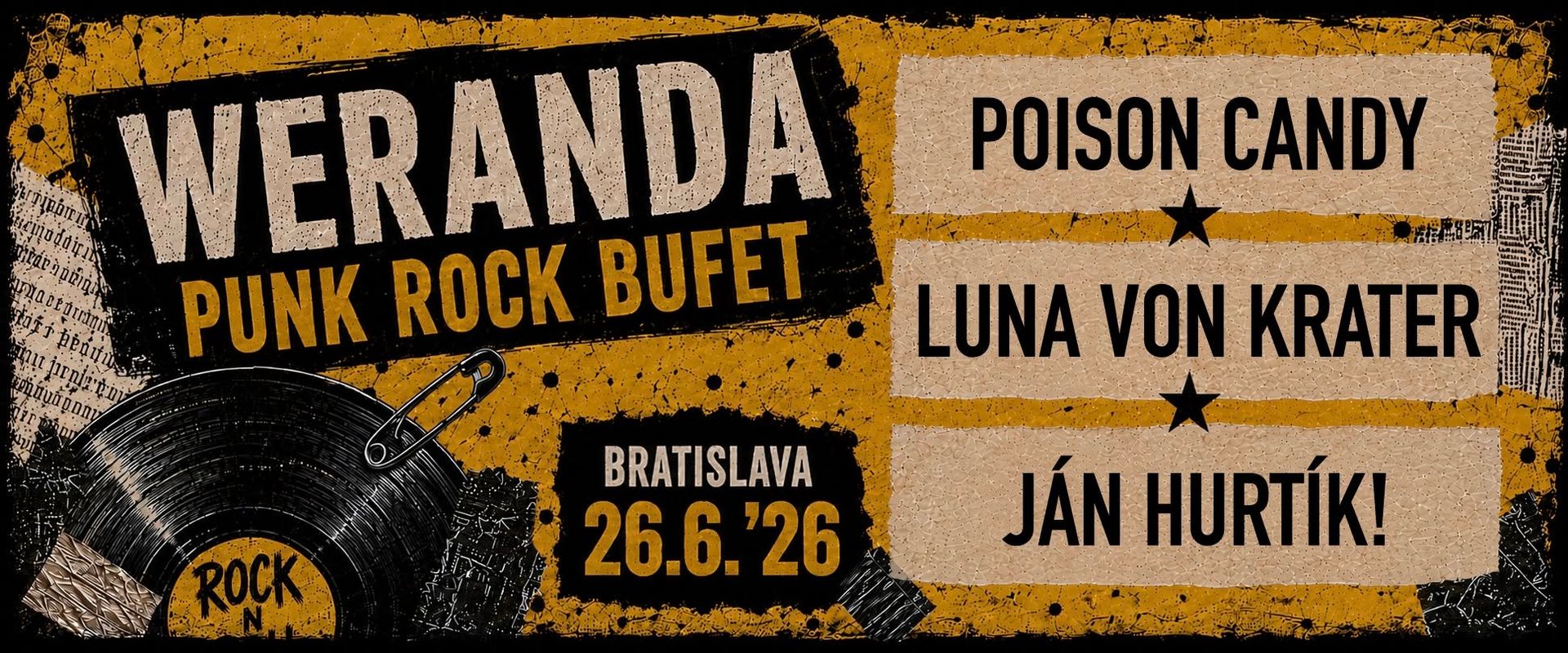 Poison Candy | Luna Von Krater | Ján Hurtík | rock'n'roll na Werande
