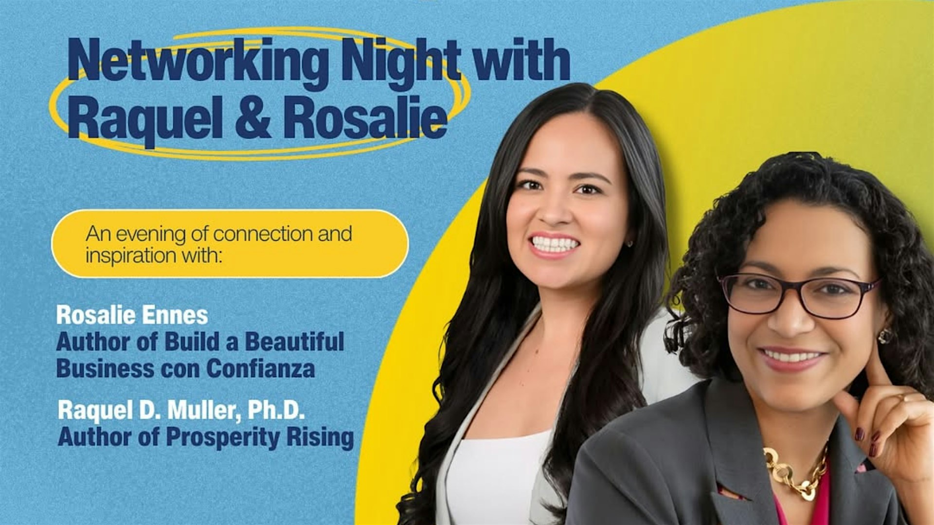 From Ideas to Impact: Networking Night with Raquel & Rosalie