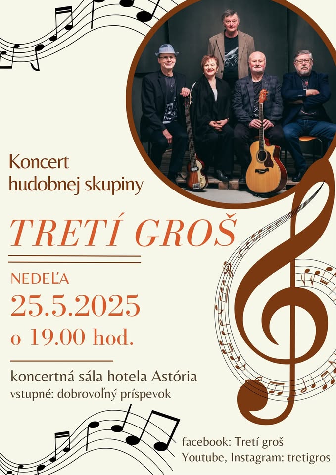 Tretí groš | Májový koncert v Kúpeľoch