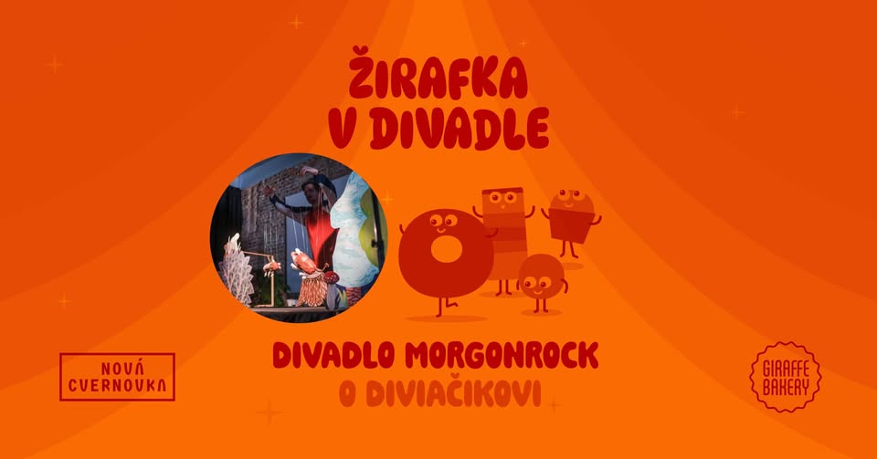 Žirafka v divadle - Divadlo MORGONROCK  - O diviačikovi