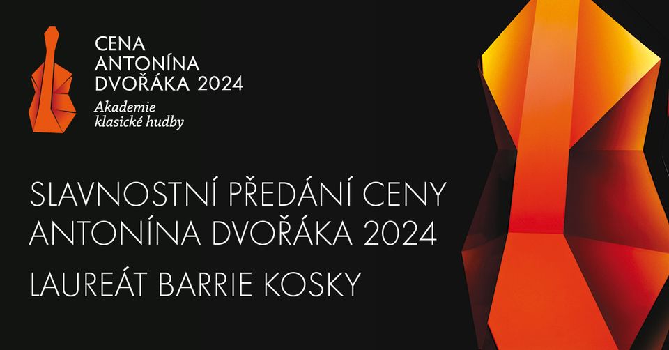 Koncert a předání Ceny Antonína Dvořáka 2024