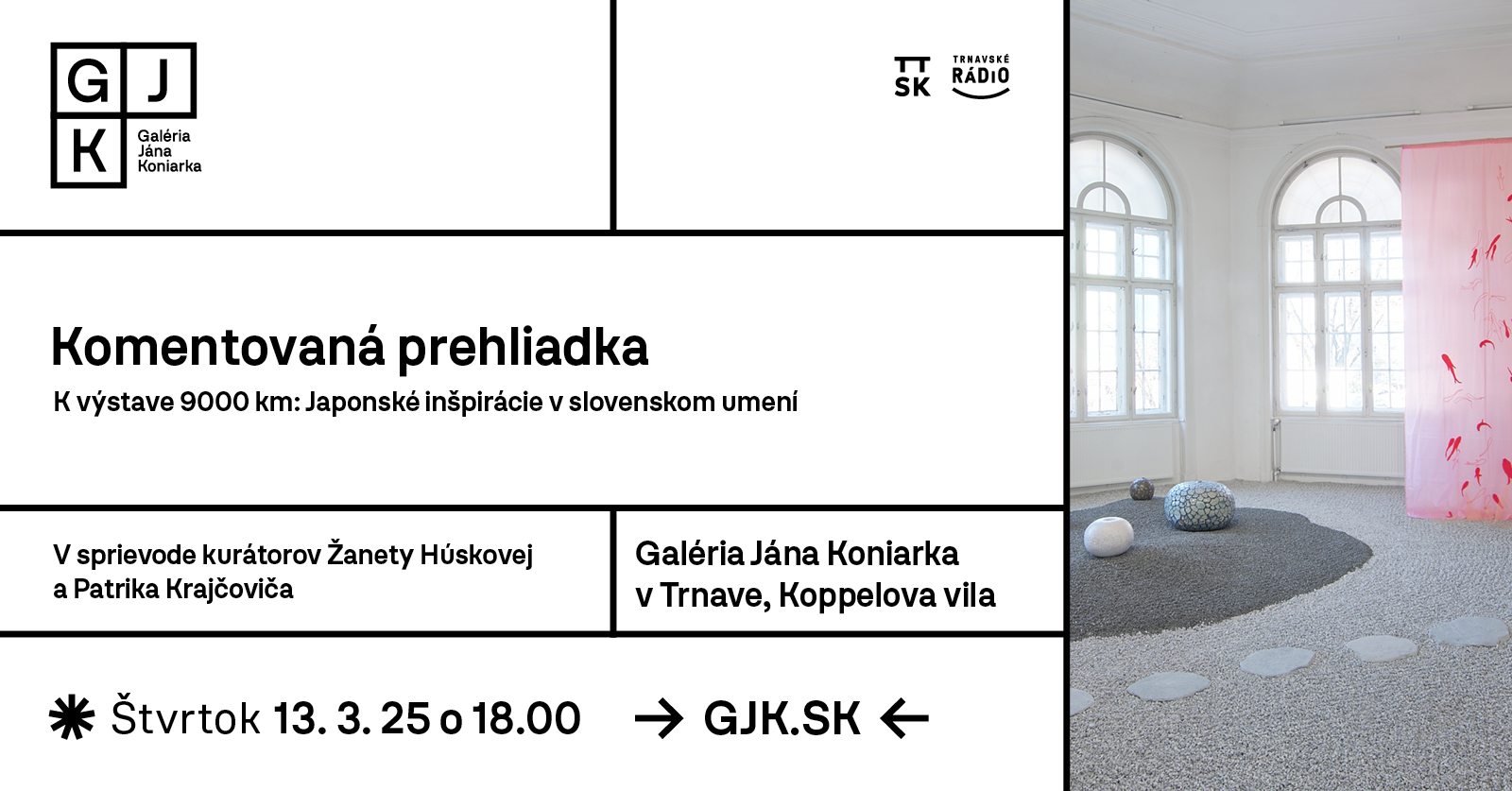 Komentovaná prehliadka výstavy 9000 km: Japonské inšpriácie v slovenskom umení