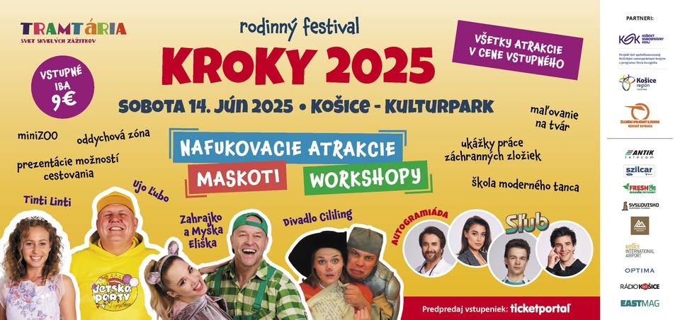 KROKY 2025_Rodinný festival v Košiciach
