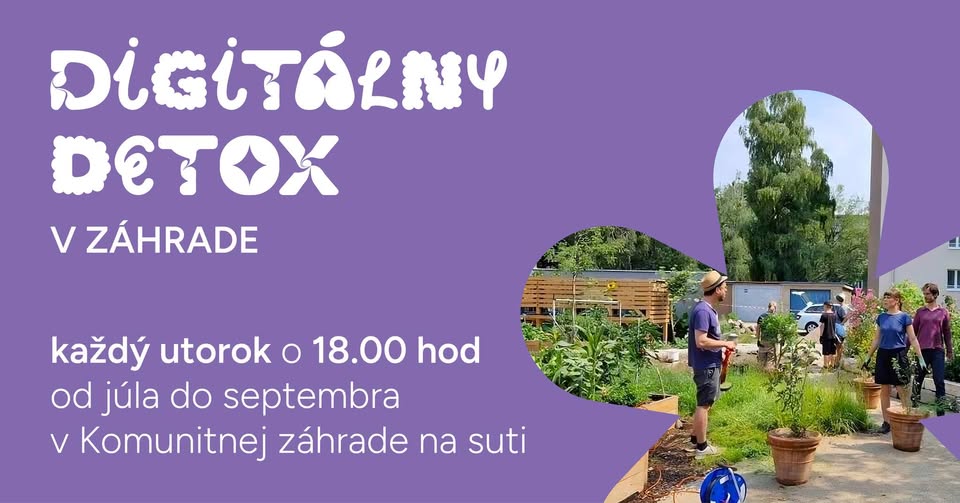 Digitálny detox v záhrade