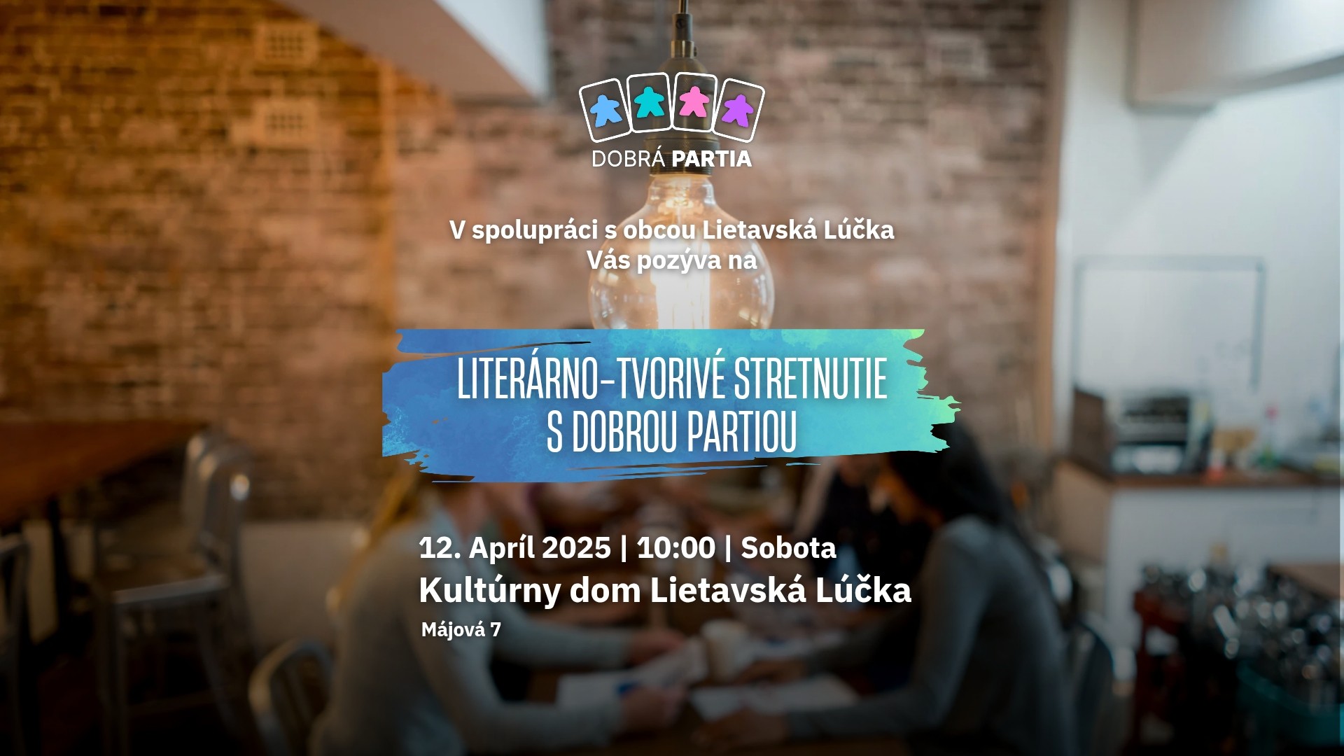 Literárno-tvorivé stretnutie s Dobrou partiou