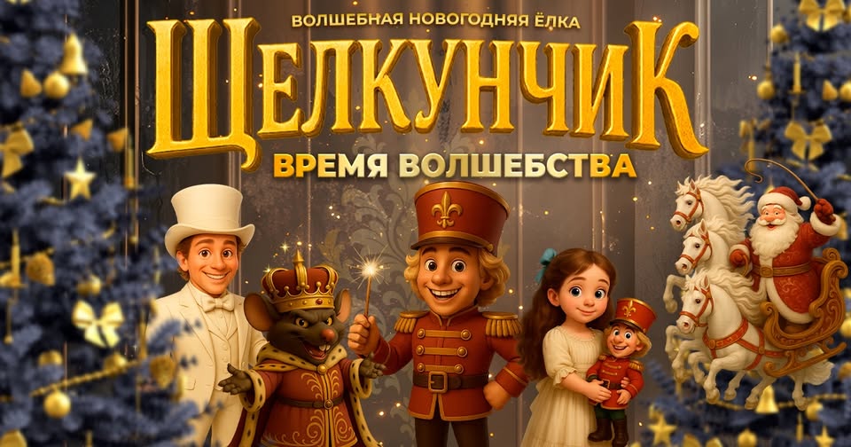 Волшебная Новогодняя Елка. Щелкунчик – Время Волшебства!