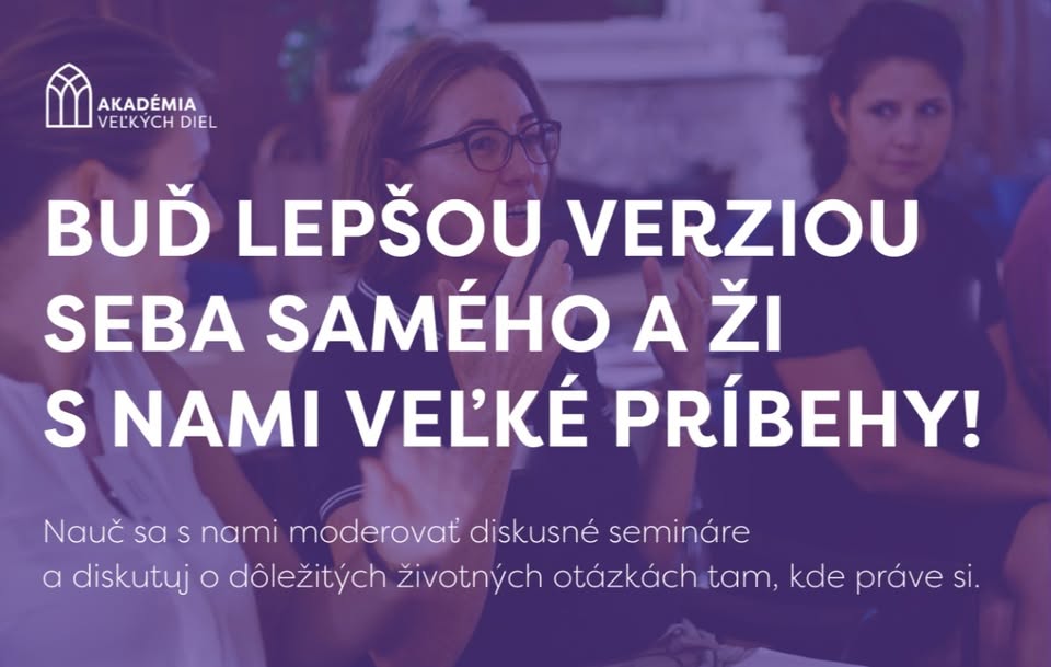 Zážitkový metodický tréning Akadémie veľkých diel | ONLINE