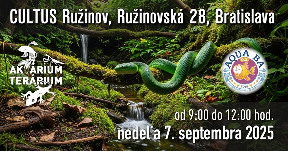 Predajná výstava Akvárium Terárium