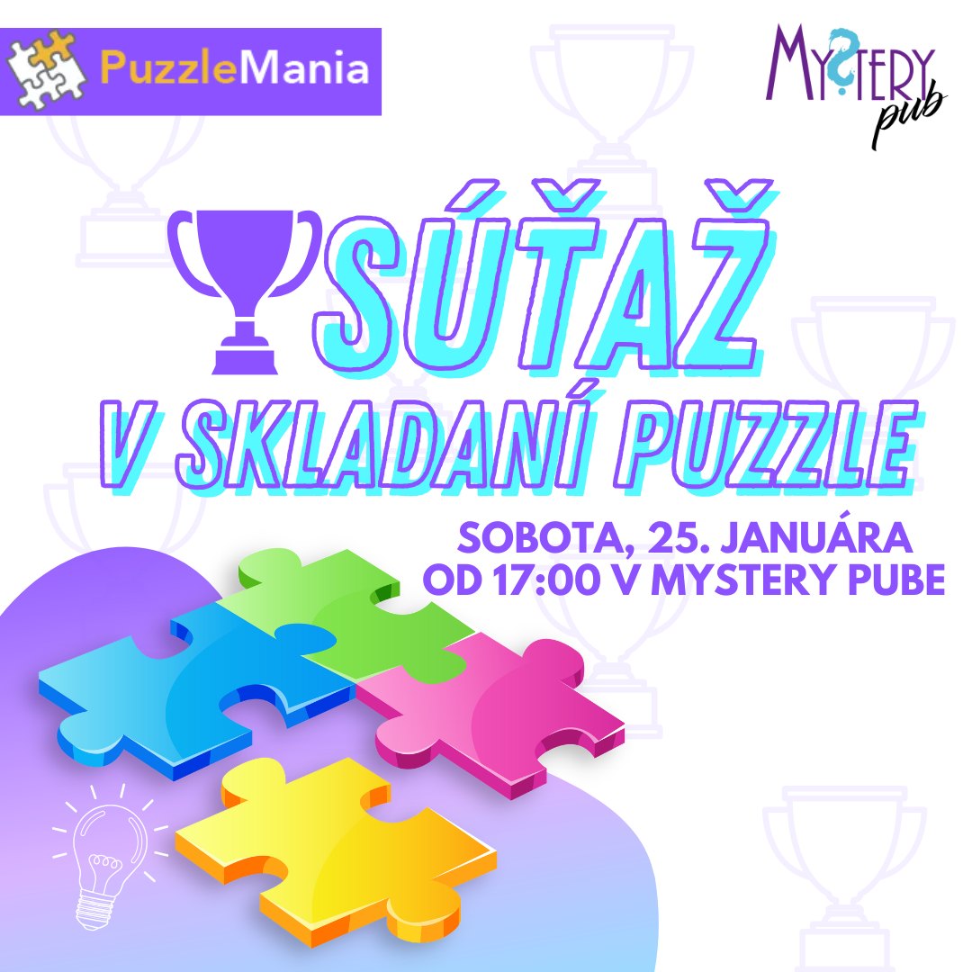 Mystery súťaž v skladaní PUZZLE s PuzzleMania - Január