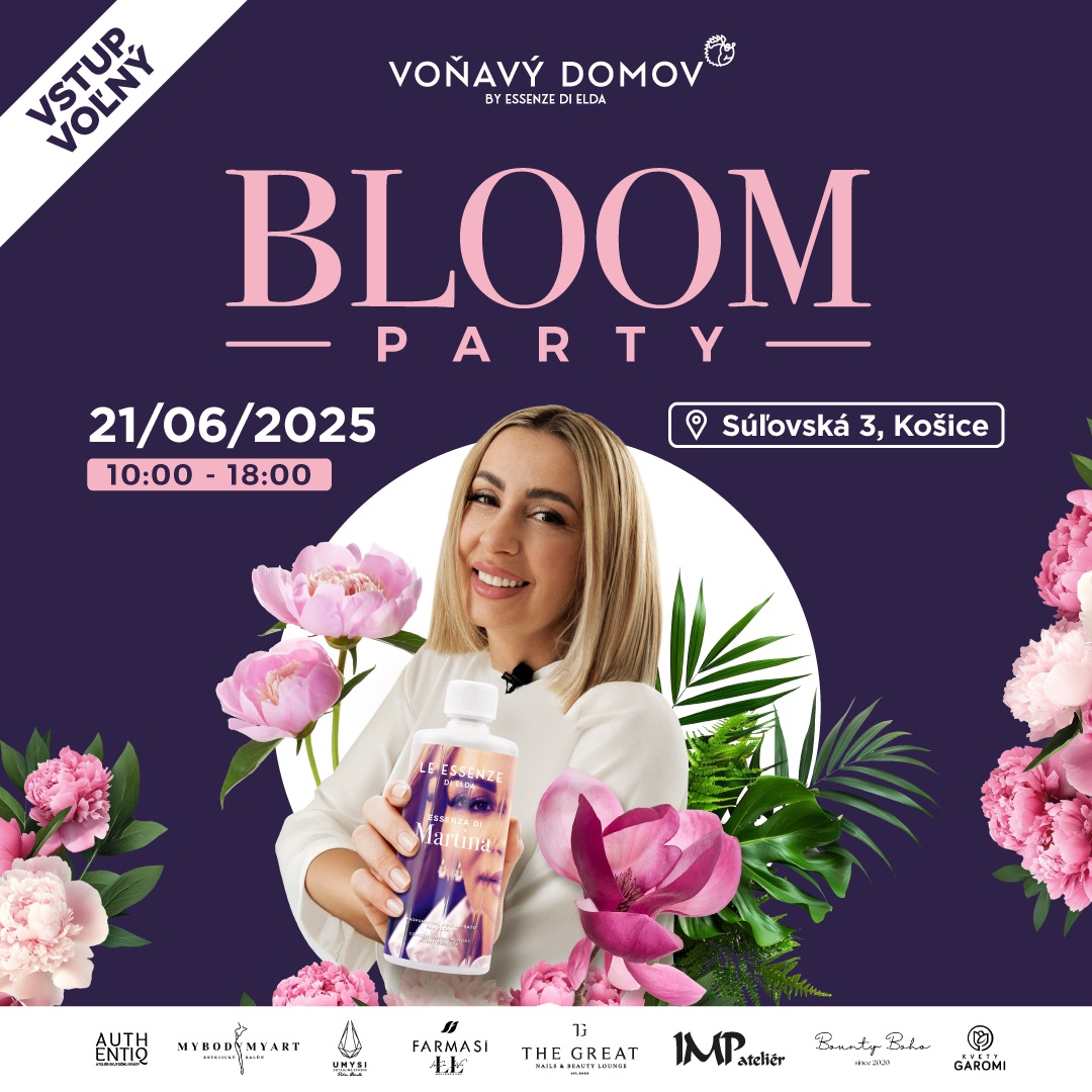 🌸 Bloom party Košice – Osláv s nami Deň kvetov!
