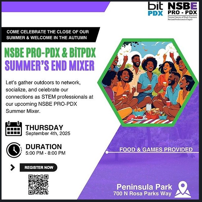 SHPE OR invited to NSBE Summer’s End Mixer