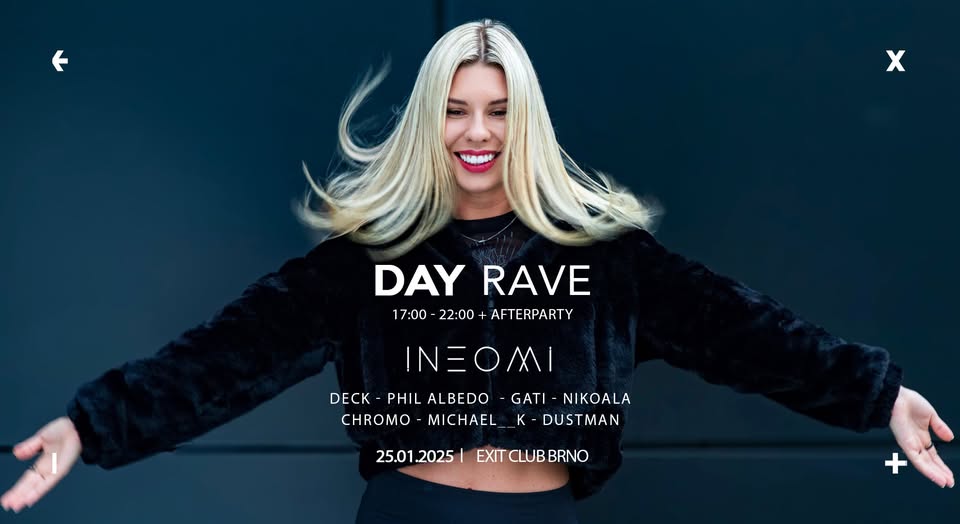 Day Rave #02 w/ NEOMI → EXIT Club Brno → 25.1.2025