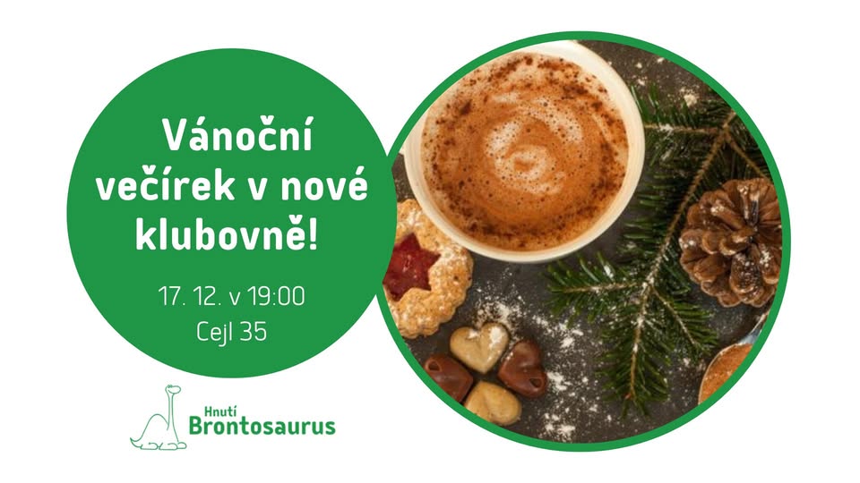 Vánoční večírek v nové klubovně!