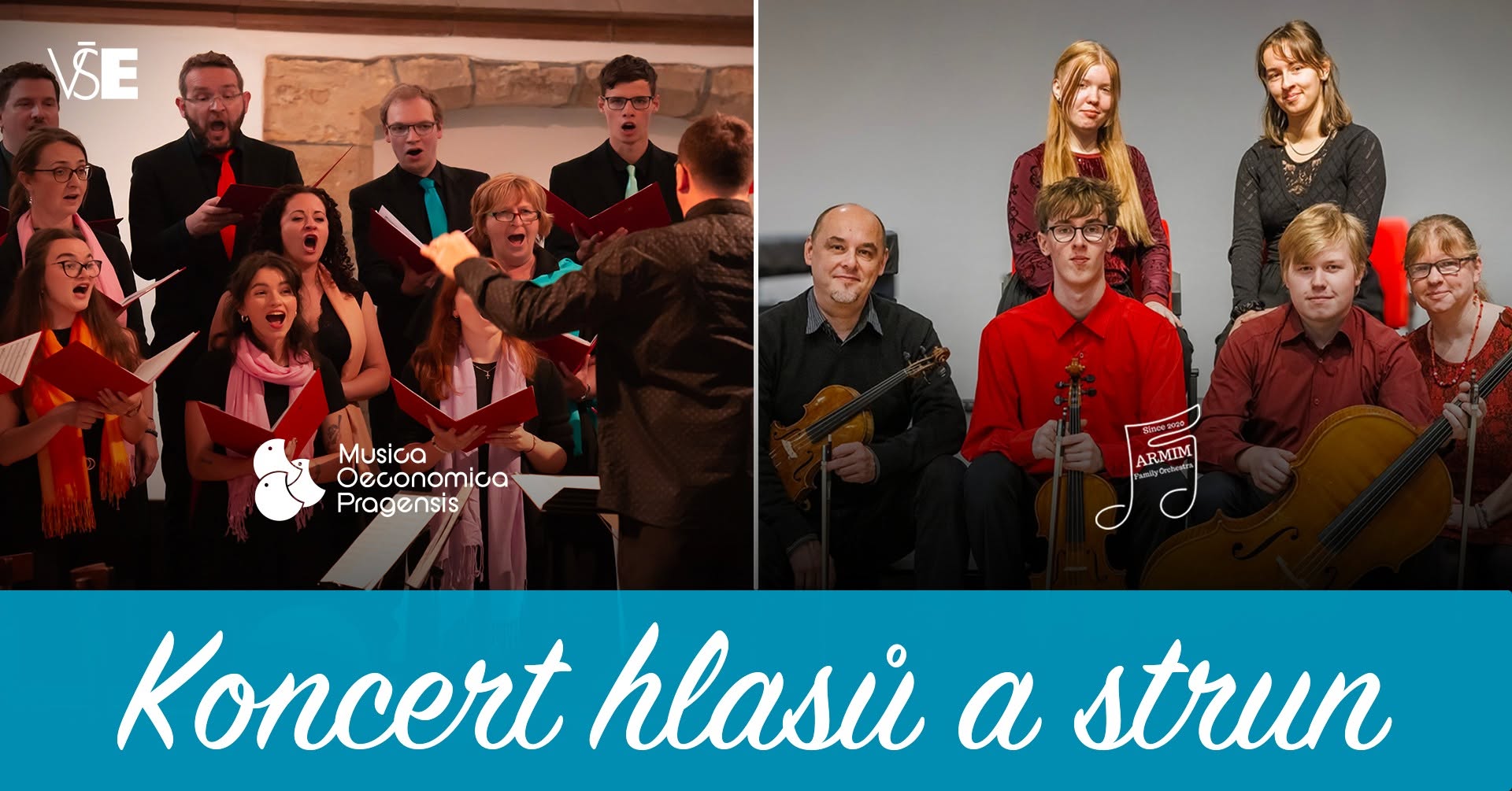 Koncert hlasů a strun | Pražské vystoupení sboru MOP & orchestru ARMIM