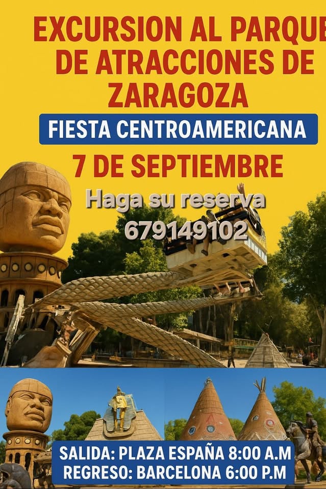 excursión a Zaragoza fiesta Hondureña