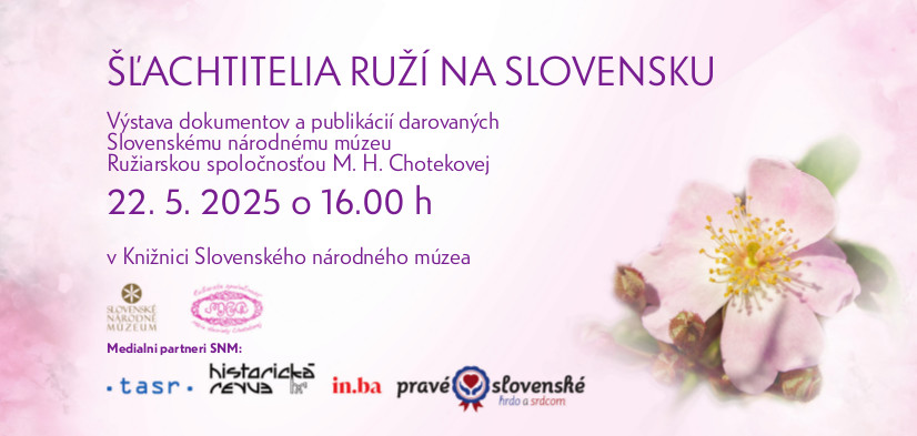 Vernisáž výstavy Šľachtitelia ruží na Slovensku