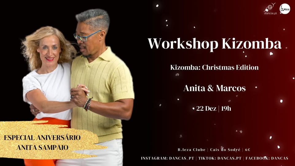 Danças no B.Leza | 22 Dez | Kizomba: Christmas Edition | Anita & Marcos