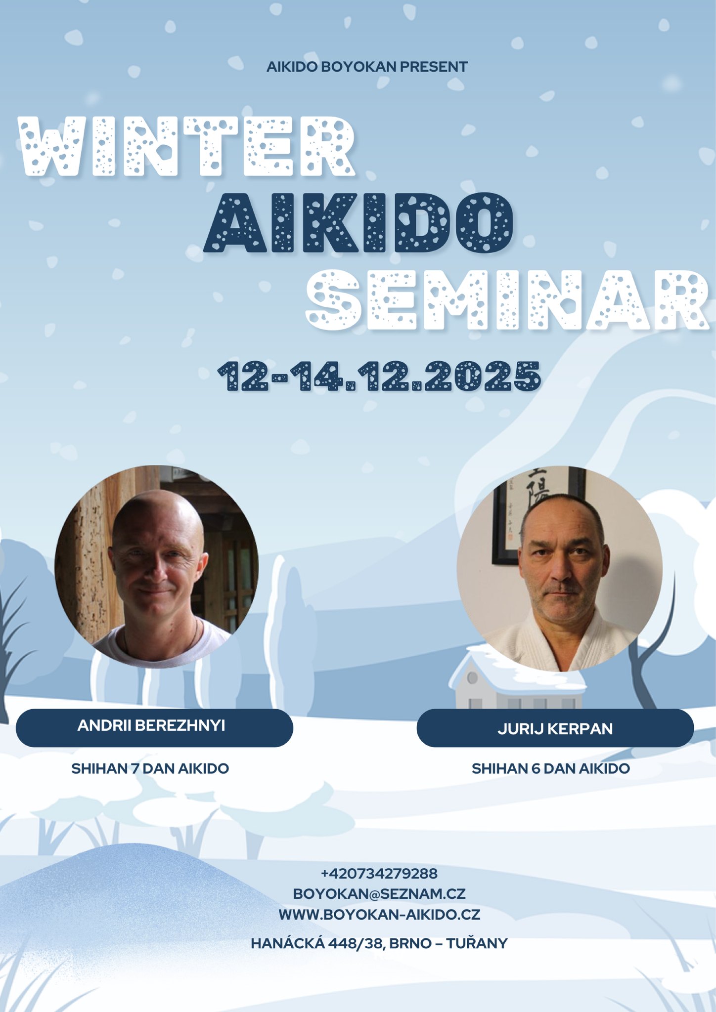 Vánoční seminář Aikido styl Yoshinkan