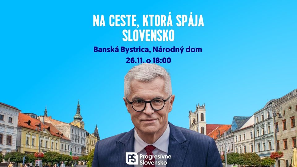 Ivan Korčok na ceste, ktorá spája Slovensko | Banská Bystrica