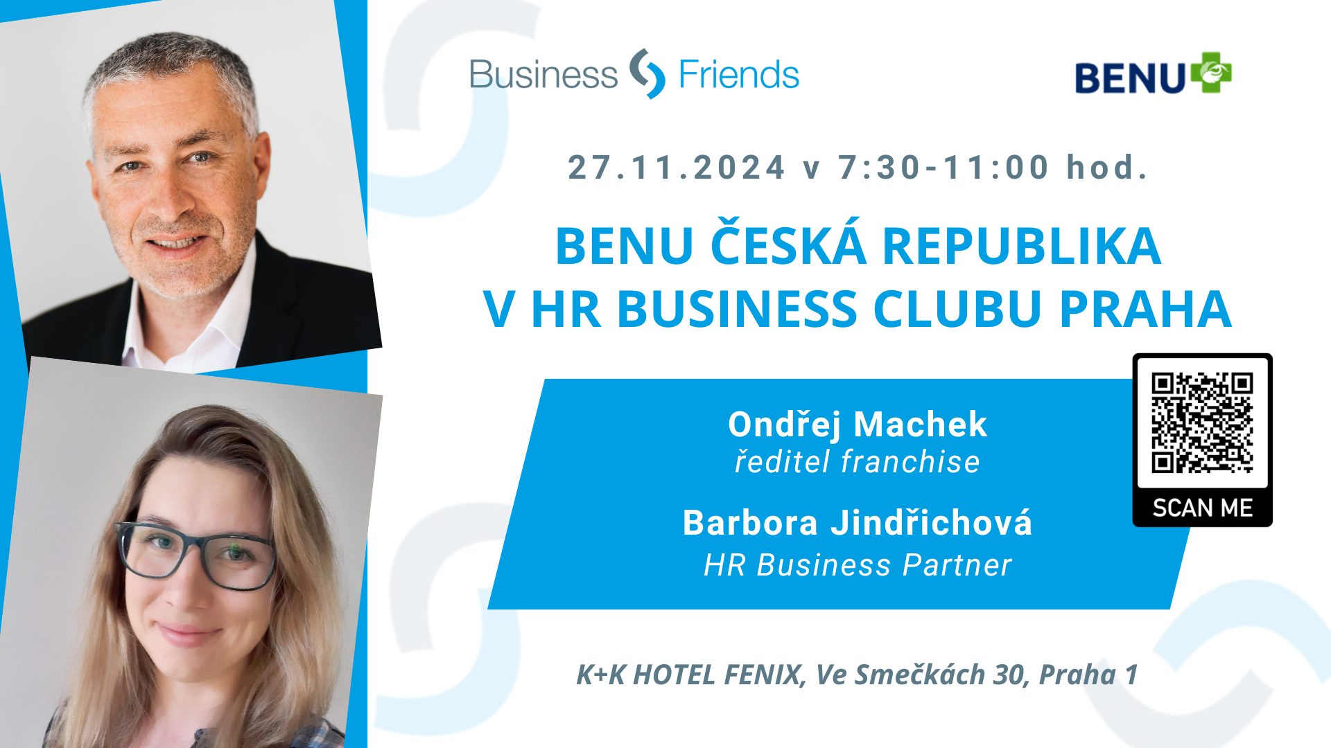 BENU Česká republika v HR Business Clubu Praha