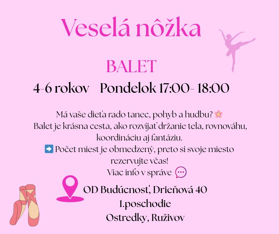 Skúšobná hodina BALETU