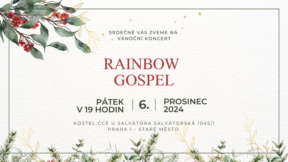 Vánoční koncert Rainbow Gospel
