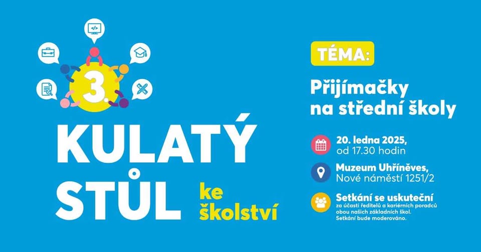 Kulatý stůl ke školství na téma Přijímačky na střední školy