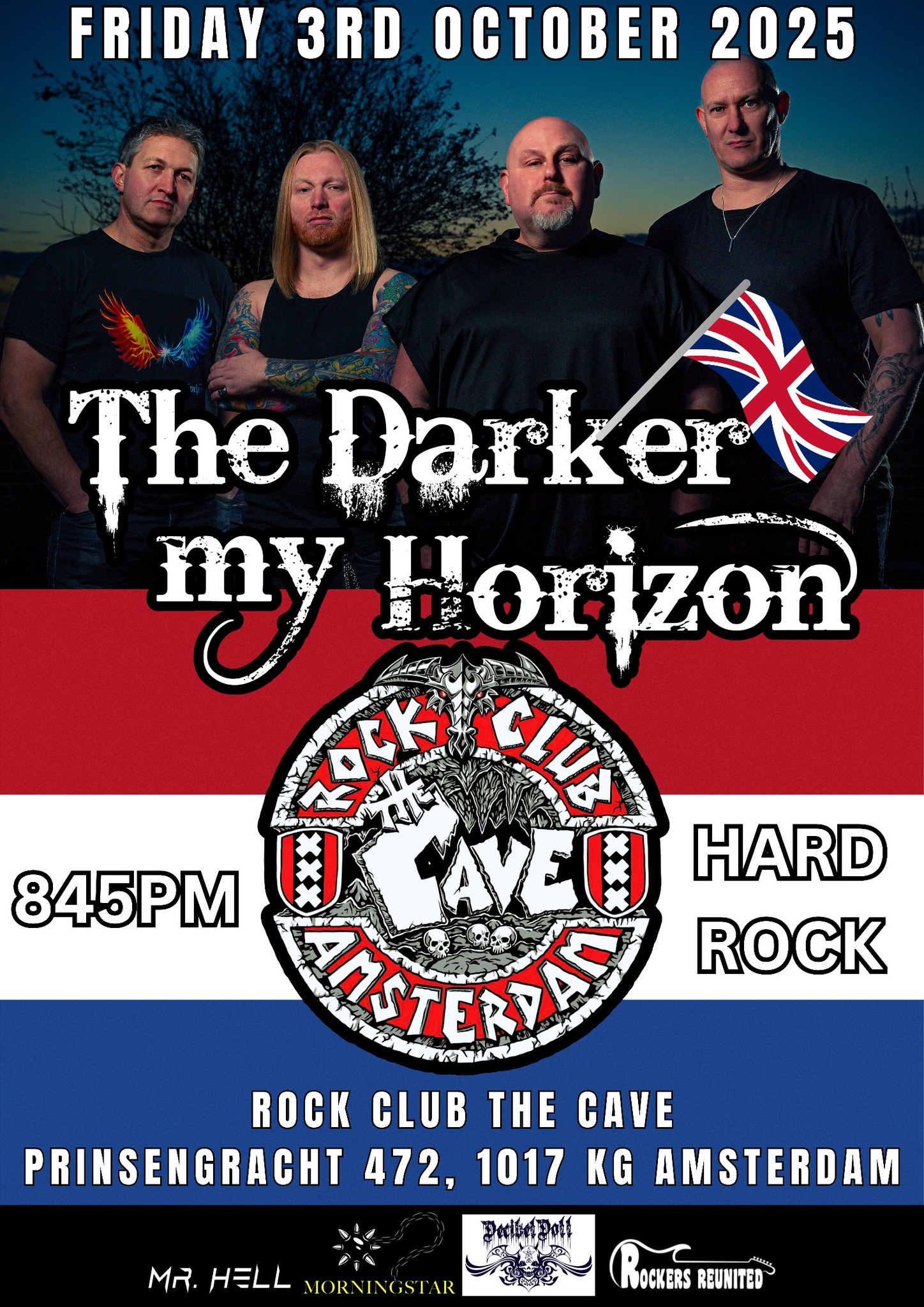 The Darker my Horizon (UK) at Rock Club The Cave, Amsterdam (NE)
