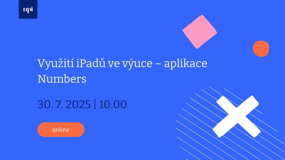 Využití iPadů ve výuce – aplikace Numbers
