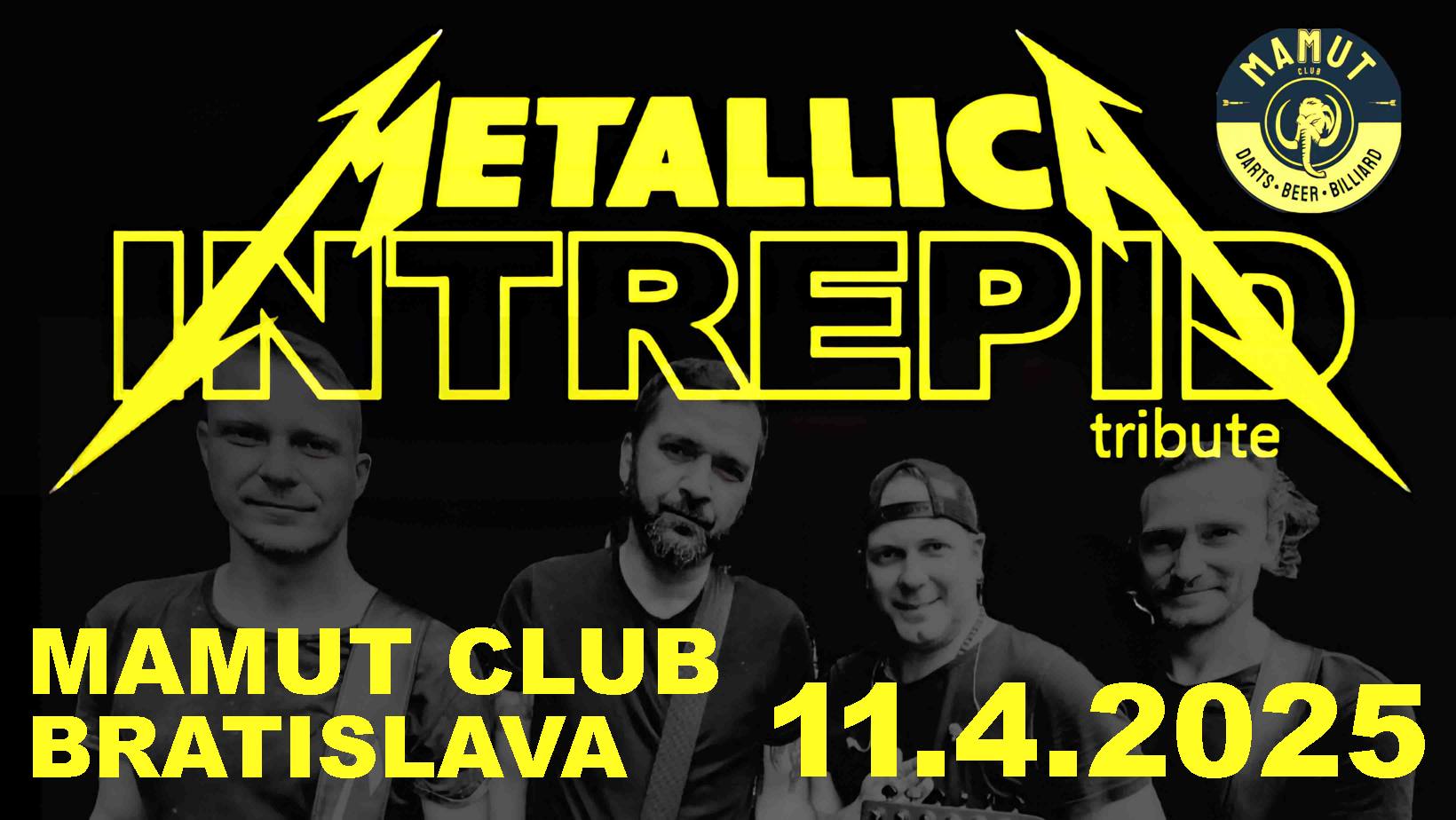 LIVE METALLICA SHOW v podaní skupiny INTREPID