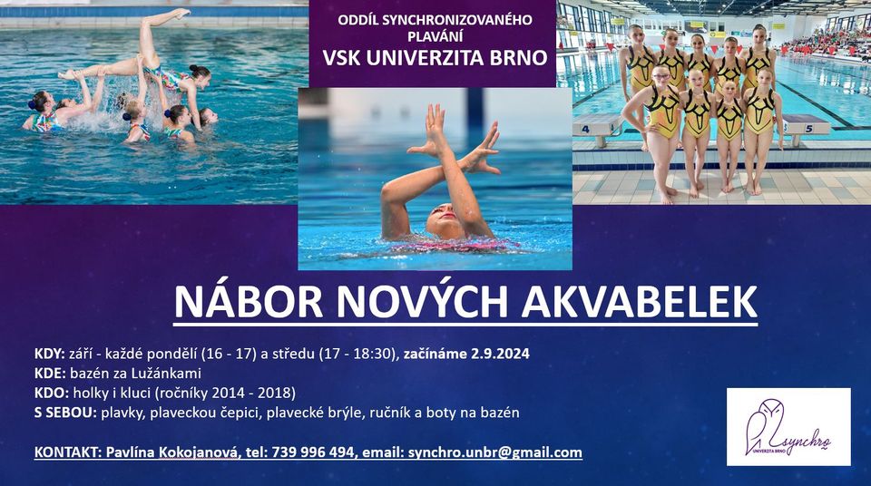 Nábor nových akvabel STŘEDA