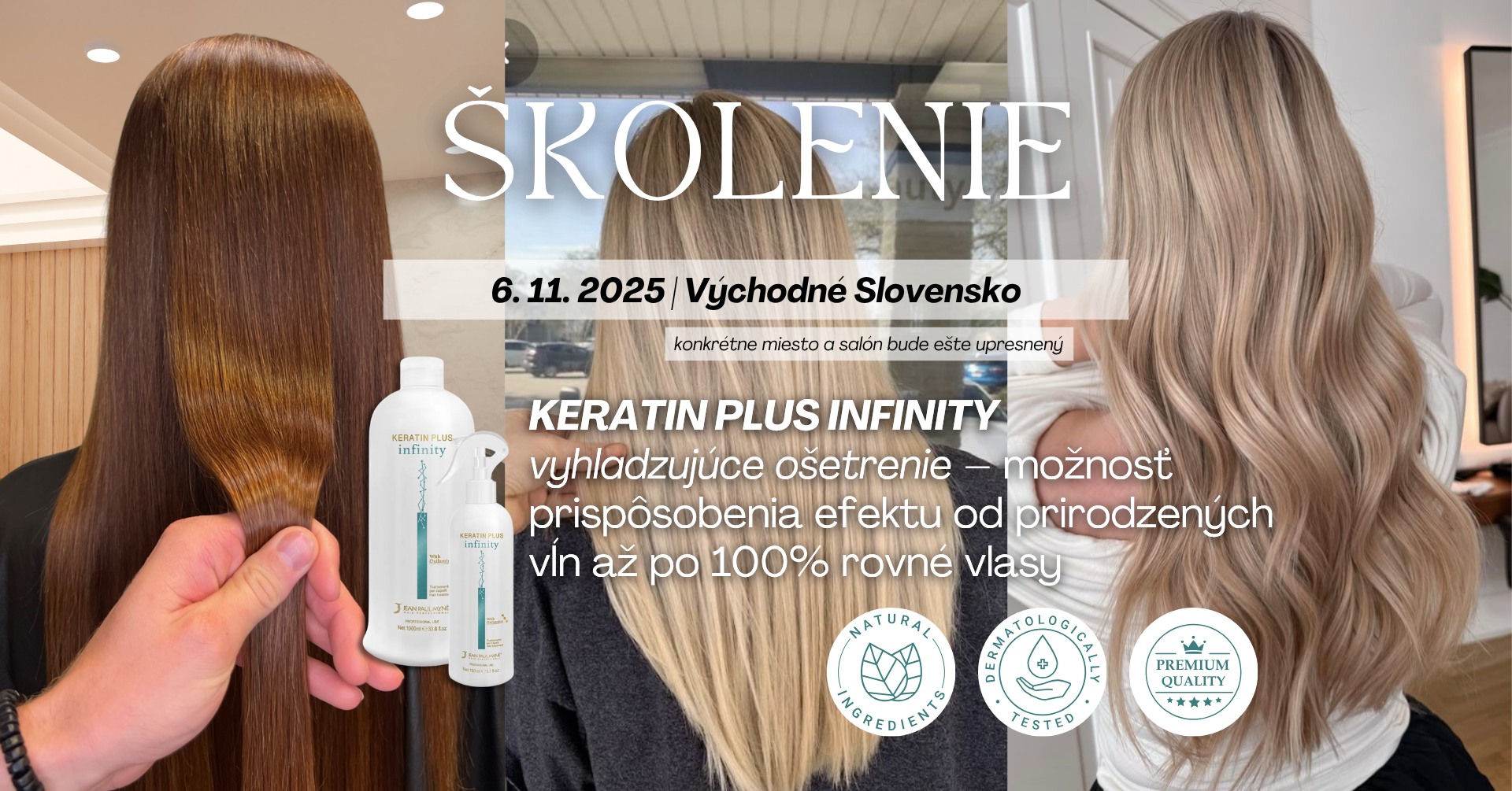 KADERNÍCKE ŠKOLENIE - Vyhladzujúce kúry Infinity