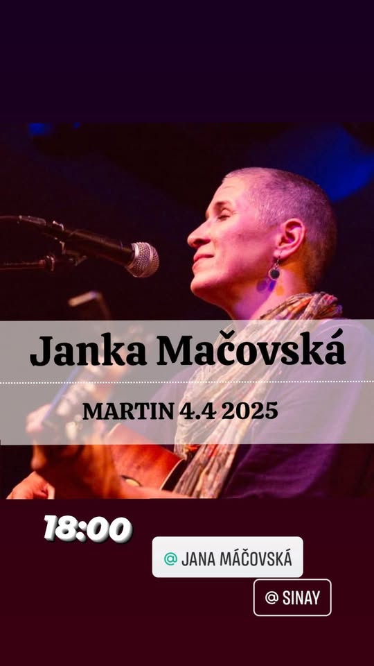Koncert Janka Mačovská