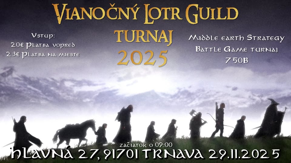 Vianočný LOTR Turnaj Gaming guild