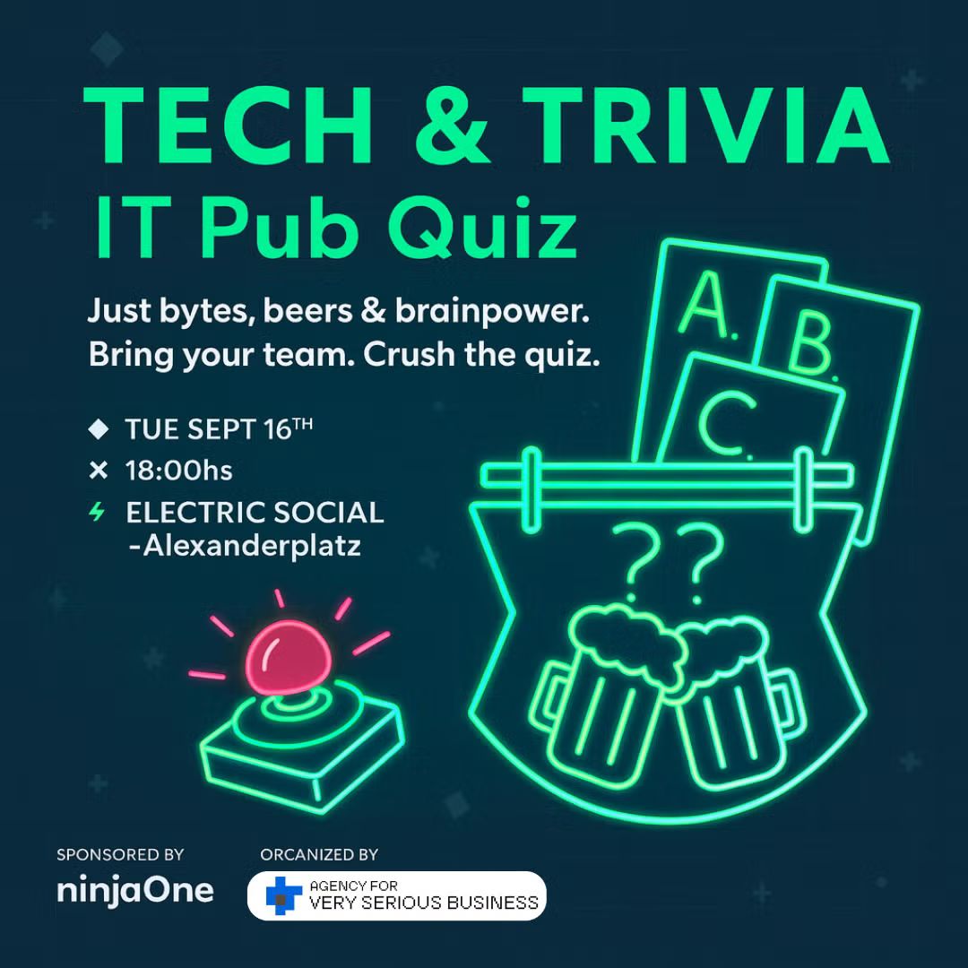 IT Pub Quiz - Trivia and Drinks!