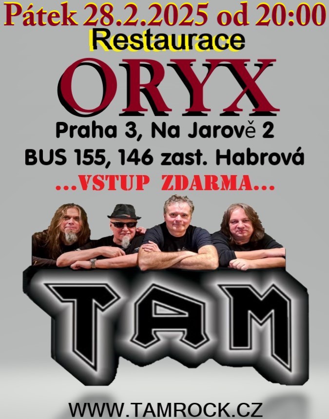 Koncert kapely TAM rock