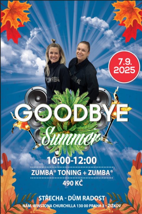 GOODBYE SUMMER 2025-ZUMBA PARTY - STŘECHA RADOST