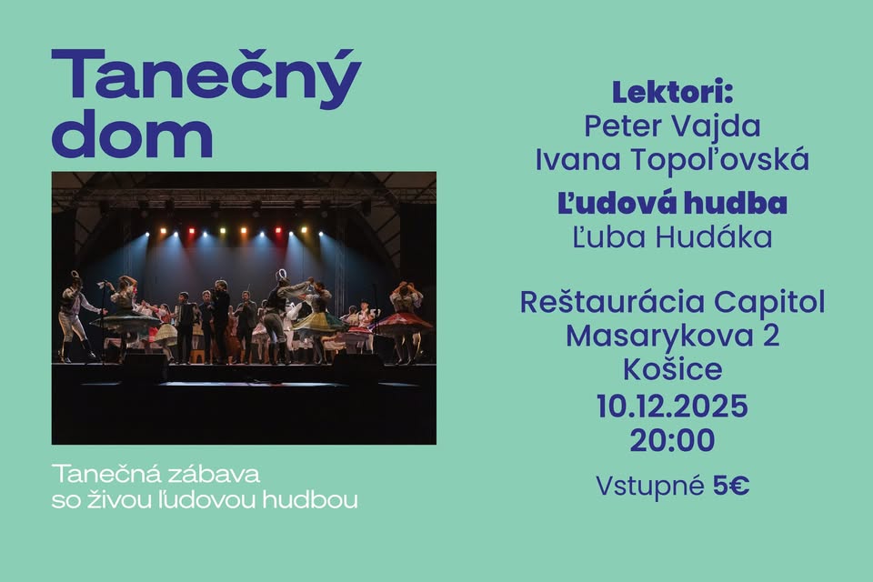 Tanečná zábava so živou ľudovou hudbou